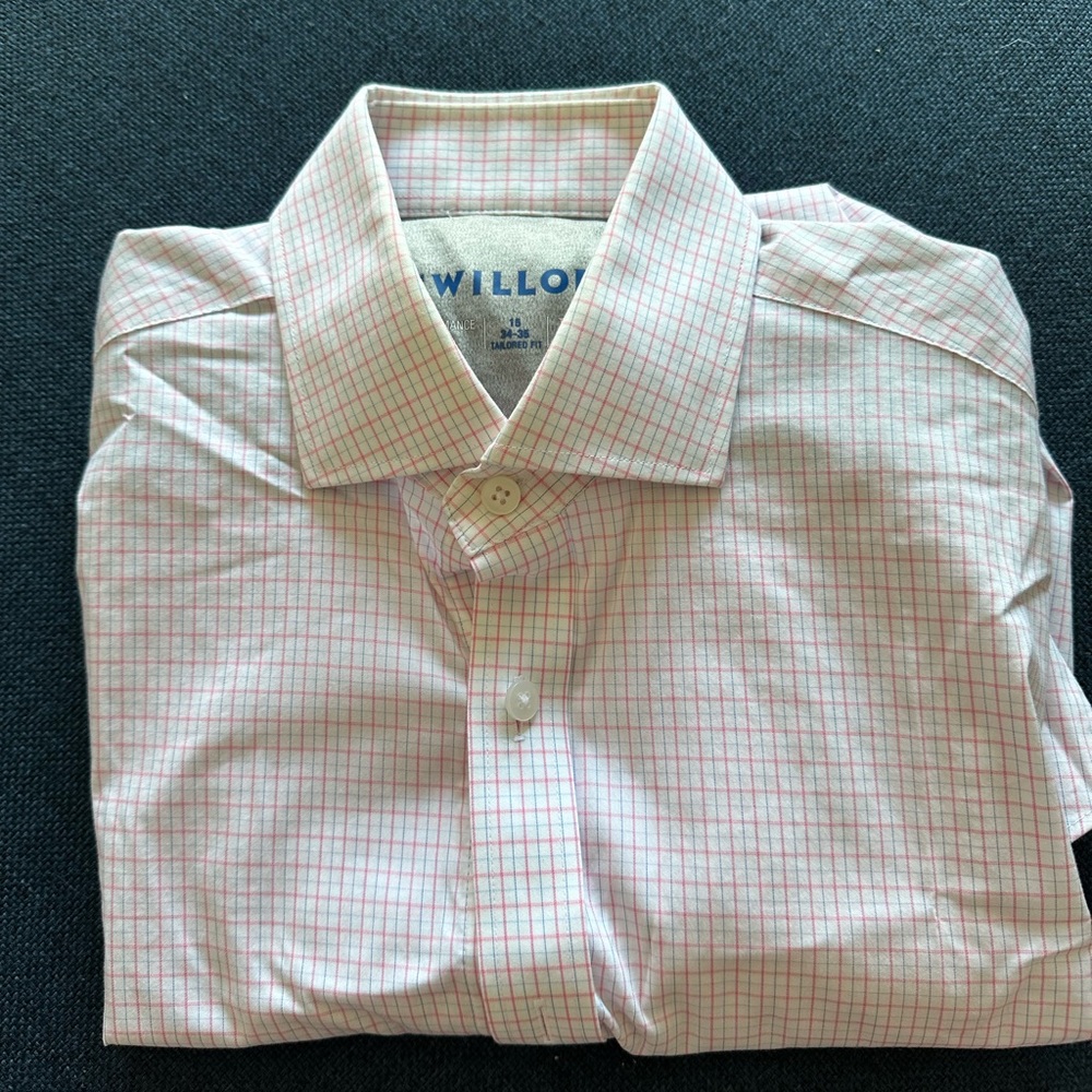 Twillory Blue/Red/White Dress Shirt size 15/34-35